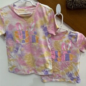 Matching Easter Shirts, Size 6 and 3T